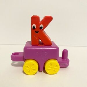 Bob the Train Alphabet Adventures Tender Letter K TV Show Kids Mini Car HTF Rare